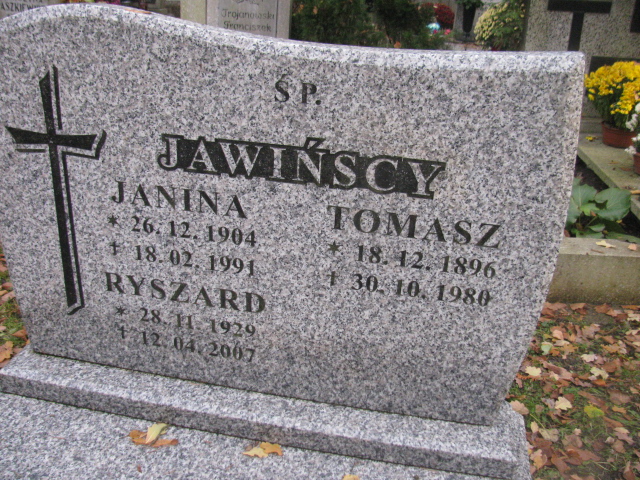 Janina Jawińska 1904 Opole-Półwieś - Grobonet - Wyszukiwarka osób pochowanych