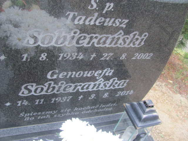 Genowefa Sobierańska 1937 Opole-Półwieś - Grobonet - Wyszukiwarka osób pochowanych