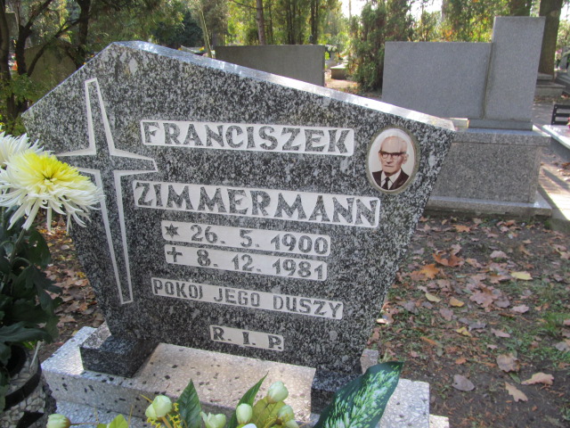 Franciszek Zimmermann 1900 Opole-Półwieś - Grobonet - Wyszukiwarka osób pochowanych