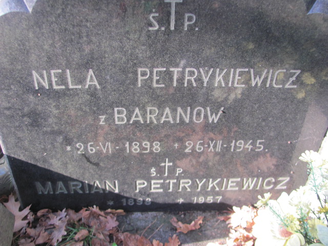 Nela Petrykiewicz Opole-Półwieś - Grobonet - Wyszukiwarka osób pochowanych