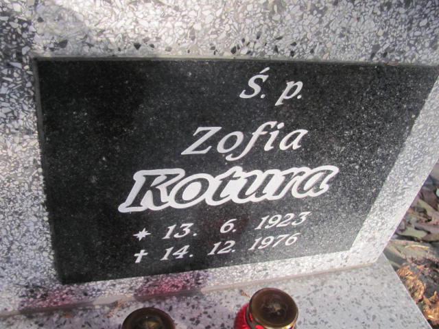 Zofia Kotura 1923 Opole-Półwieś - Grobonet - Wyszukiwarka osób pochowanych