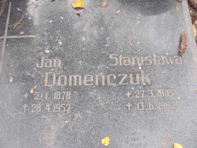 Stanisława Domańczuk 1885 Opole-Półwieś - Grobonet - Wyszukiwarka osób pochowanych