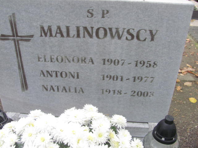 Natalia Malinowska 1918 Opole-Półwieś - Grobonet - Wyszukiwarka osób pochowanych