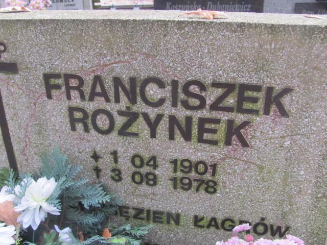 Franciszek Rożynek 1901 Opole-Półwieś - Grobonet - Wyszukiwarka osób pochowanych