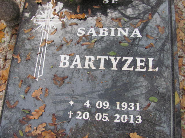 Sabina Bartyzel 1931 Opole-Półwieś - Grobonet - Wyszukiwarka osób pochowanych