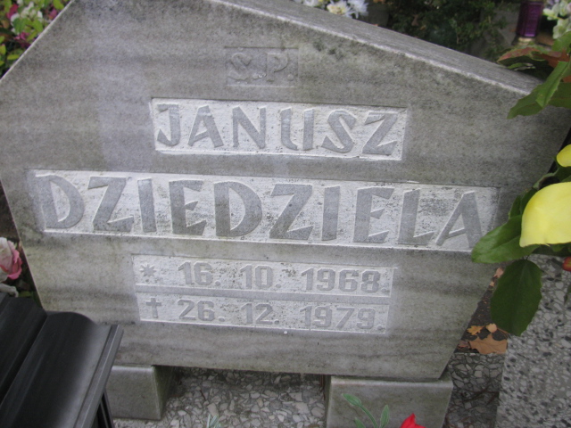 Janusz Dziedziela 1968 Opole-Półwieś - Grobonet - Wyszukiwarka osób pochowanych