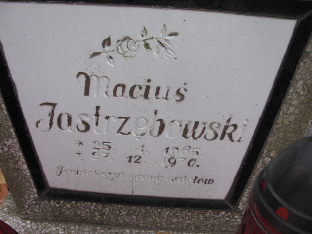 Maciej Jastrzębowski 1905 Opole-Półwieś - Grobonet - Wyszukiwarka osób pochowanych