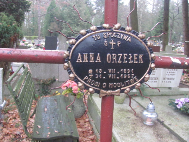 Anna Orzełek 1891 Opole-Półwieś - Grobonet - Wyszukiwarka osób pochowanych