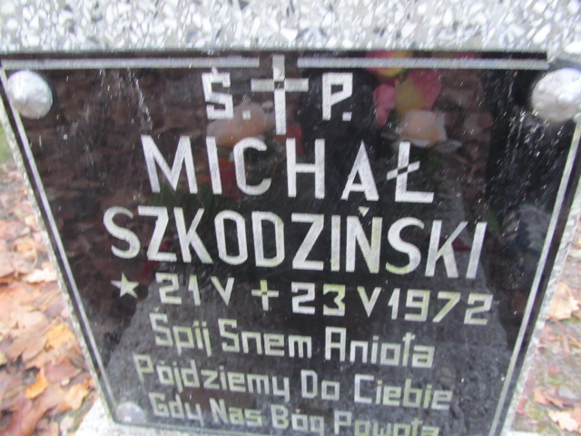 Michał Szkodziński 1972 Opole-Półwieś - Grobonet - Wyszukiwarka osób pochowanych