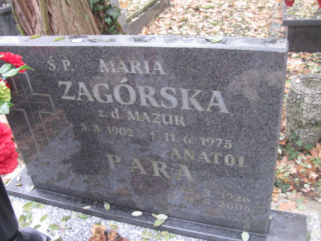 Aniela Para 1925 Opole-Półwieś - Grobonet - Wyszukiwarka osób pochowanych