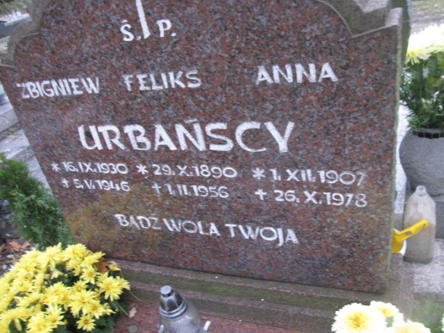 Zbigniew Urbański 1930 Opole-Półwieś - Grobonet - Wyszukiwarka osób pochowanych