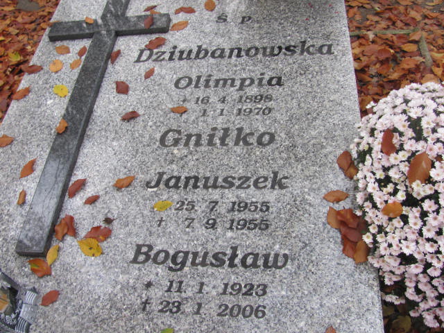 Janusz Gniłko 1955 Opole-Półwieś - Grobonet - Wyszukiwarka osób pochowanych