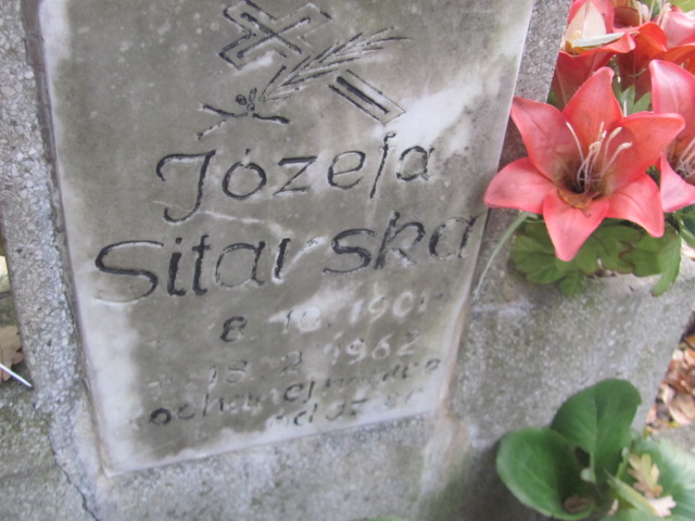 Józefa Sitarska 1901 Opole-Półwieś - Grobonet - Wyszukiwarka osób pochowanych