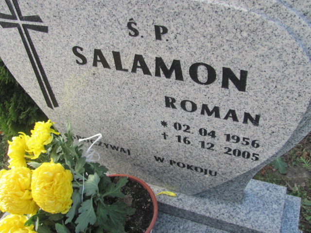 Roman Salamon 1956 Opole-Półwieś - Grobonet - Wyszukiwarka osób pochowanych