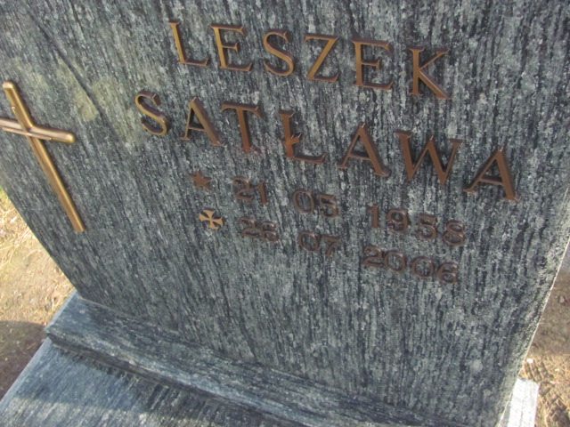 Leszek Satława 1958 Opole-Półwieś - Grobonet - Wyszukiwarka osób pochowanych