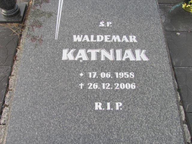 Waldemar Kątniak 1958 Opole-Półwieś - Grobonet - Wyszukiwarka osób pochowanych