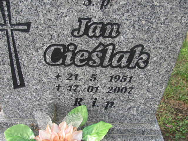 Jan Cieślak 1951 Opole-Półwieś - Grobonet - Wyszukiwarka osób pochowanych