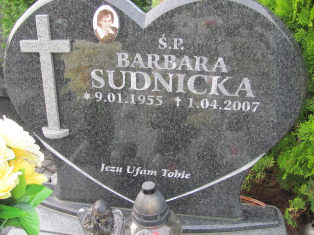 Barbara Sudnicka 1955 Opole-Półwieś - Grobonet - Wyszukiwarka osób pochowanych