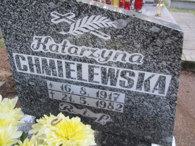 Katarzyna Chmielewska 1917 Opole-Półwieś - Grobonet - Wyszukiwarka osób pochowanych