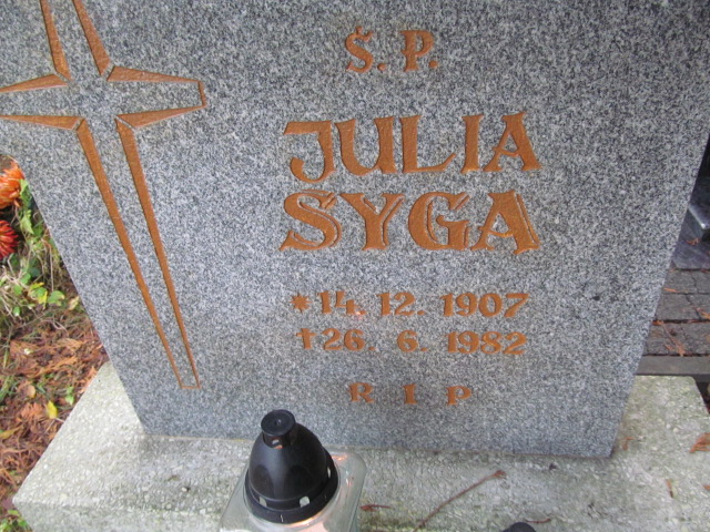 Julia Syga 1907 Opole-Półwieś - Grobonet - Wyszukiwarka osób pochowanych