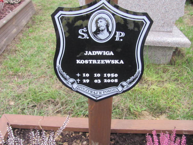 Jadwiga Kostrzewska 1950 Opole-Półwieś - Grobonet - Wyszukiwarka osób pochowanych