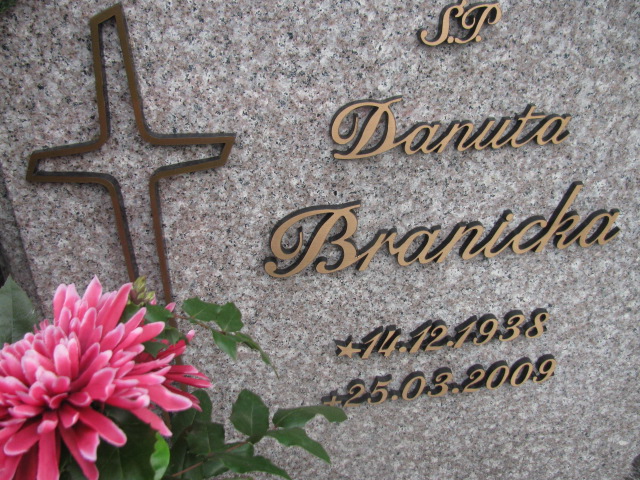 Danuta Branicka 1938 Opole-Półwieś - Grobonet - Wyszukiwarka osób pochowanych