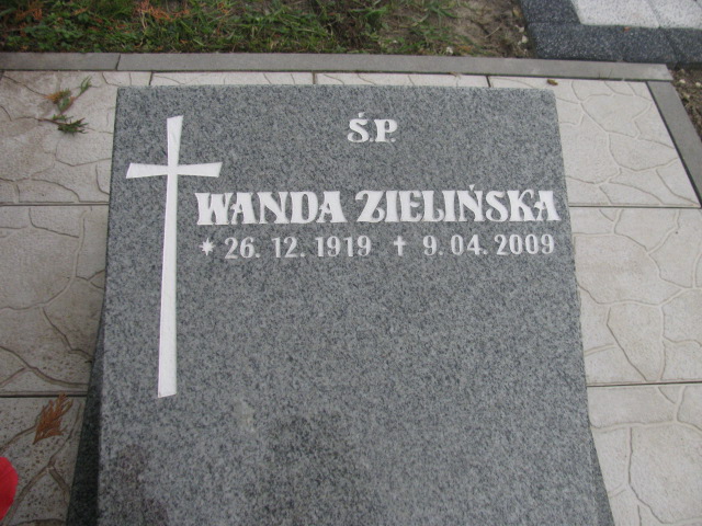 Wanda Zielińska 1919 Opole-Półwieś - Grobonet - Wyszukiwarka osób pochowanych