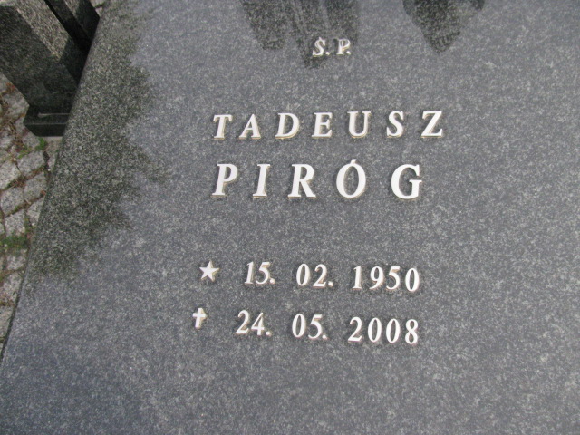 Tadeusz Piróg 1950 Opole-Półwieś - Grobonet - Wyszukiwarka osób pochowanych