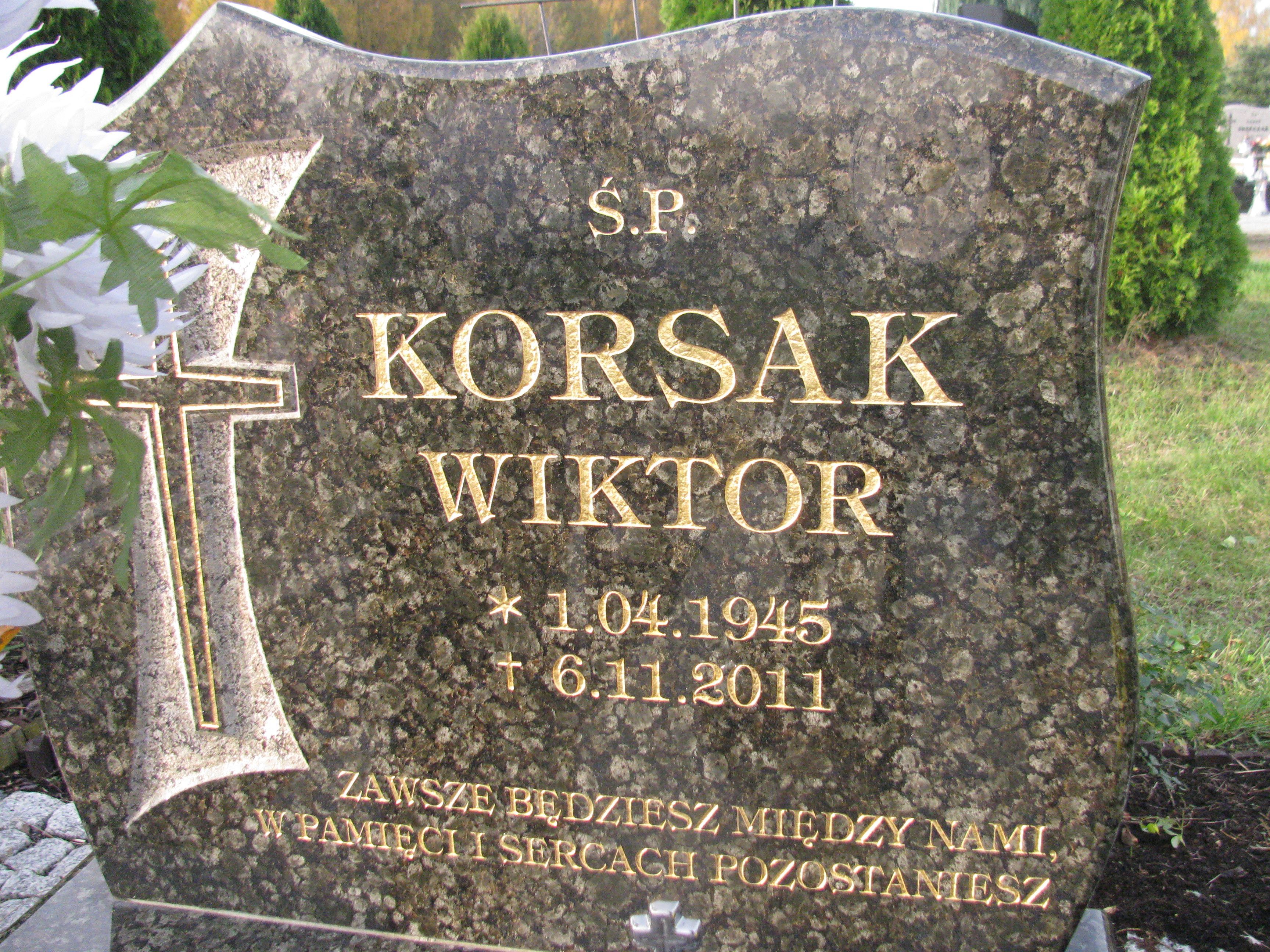 Wiktor Korsak 1945 Opole-Półwieś - Grobonet - Wyszukiwarka osób pochowanych