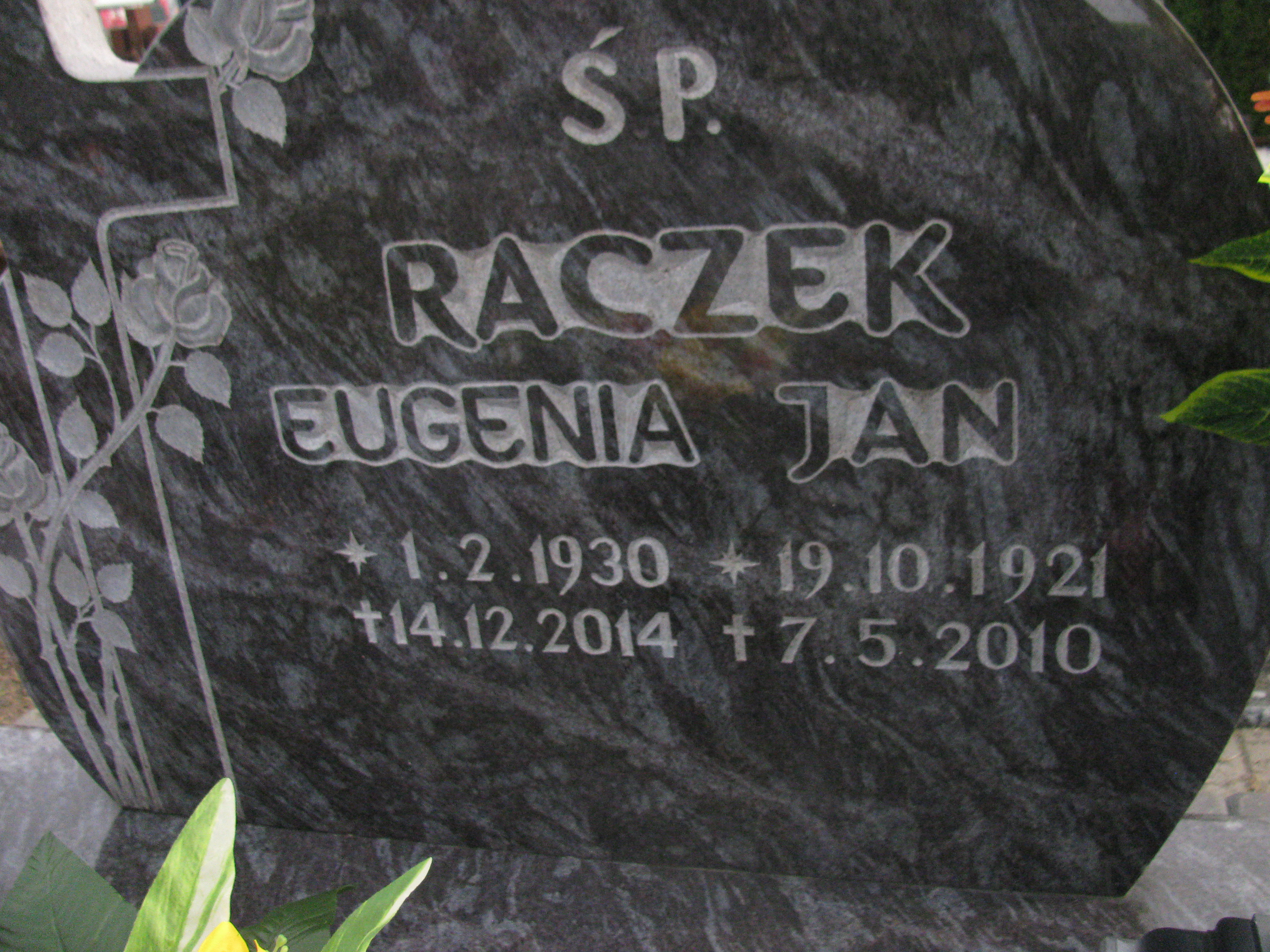 Eugenia Raczek 1930 Opole-Półwieś - Grobonet - Wyszukiwarka osób pochowanych