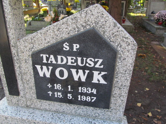 Tadeusz Wowk 1934 Opole-Półwieś - Grobonet - Wyszukiwarka osób pochowanych