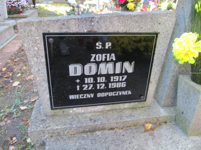 Władysław Domin 1913 Opole-Półwieś - Grobonet - Wyszukiwarka osób pochowanych