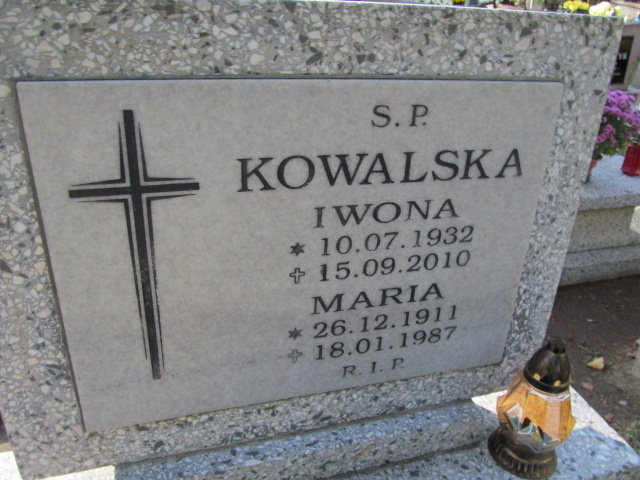 Maria Kowalska 1911 Opole-Półwieś - Grobonet - Wyszukiwarka osób pochowanych
