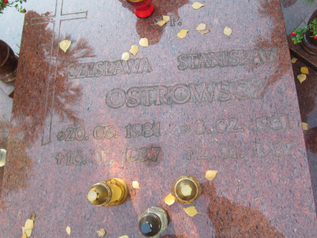 Czesława Ostrowska 1931 Opole-Półwieś - Grobonet - Wyszukiwarka osób pochowanych