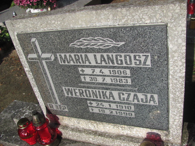 Maria Langosz 1906 Opole-Półwieś - Grobonet - Wyszukiwarka osób pochowanych