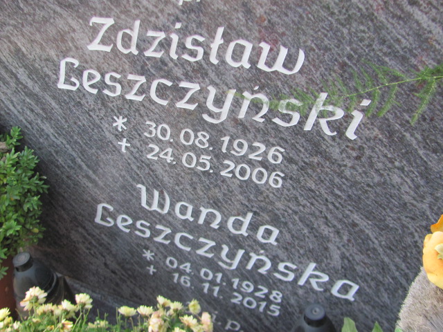 Zdzisław Leszczyński 1926 Opole-Półwieś - Grobonet - Wyszukiwarka osób pochowanych