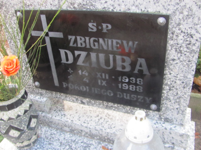 Zbigniew Dziuba 1938 Opole-Półwieś - Grobonet - Wyszukiwarka osób pochowanych