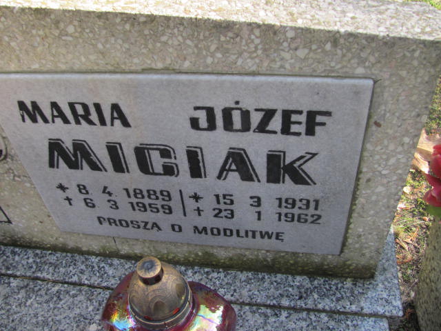 Józef Miciak 1931 Opole-Półwieś - Grobonet - Wyszukiwarka osób pochowanych