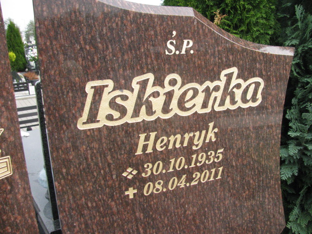 Henryk Iskierka 1935 Opole-Półwieś - Grobonet - Wyszukiwarka osób pochowanych