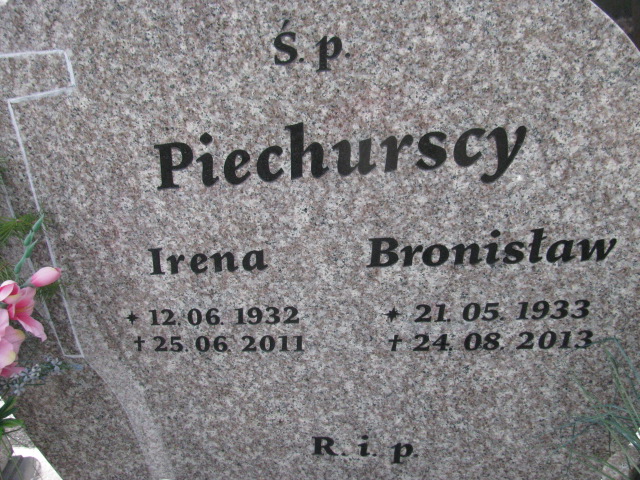Bronisław Piechurski 1933 Opole-Półwieś - Grobonet - Wyszukiwarka osób pochowanych