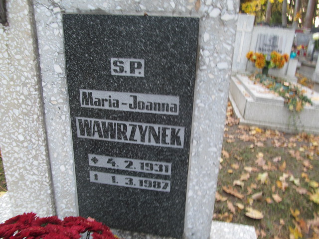 Maria Joanna Wawrzynek 1931 Opole-Półwieś - Grobonet - Wyszukiwarka osób pochowanych