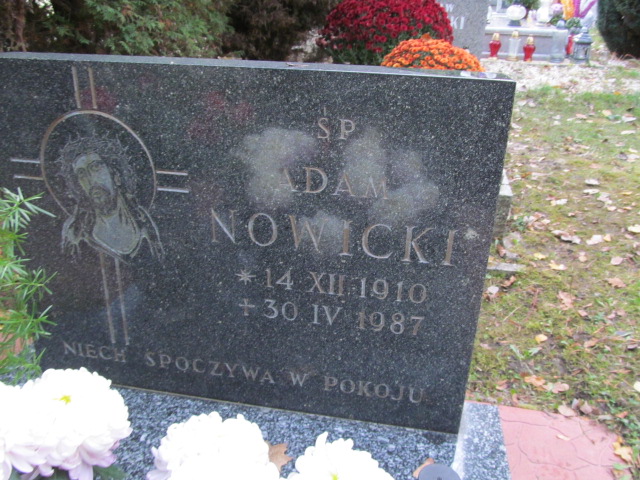 Adam Nowicki 1910 Opole-Półwieś - Grobonet - Wyszukiwarka osób pochowanych