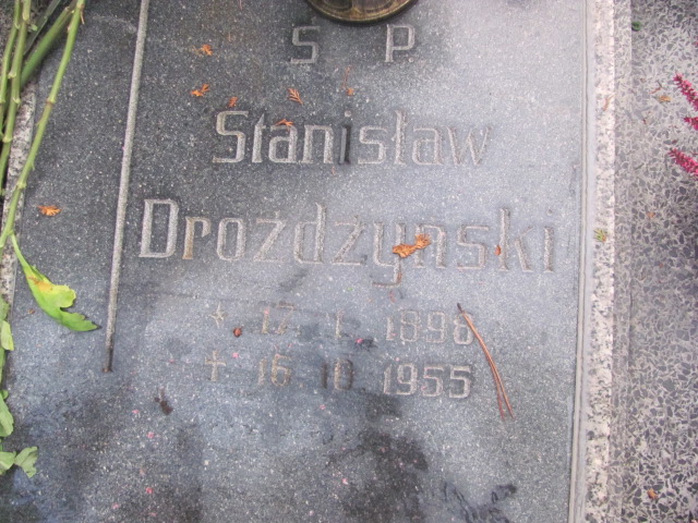 Stanisław Drożdżyński 1898 Opole-Półwieś - Grobonet - Wyszukiwarka osób pochowanych