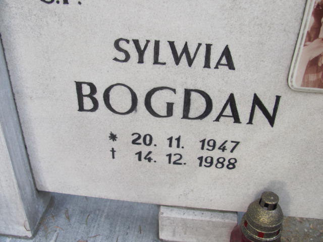 Sylwia Bogdan 1947 Opole-Półwieś - Grobonet - Wyszukiwarka osób pochowanych
