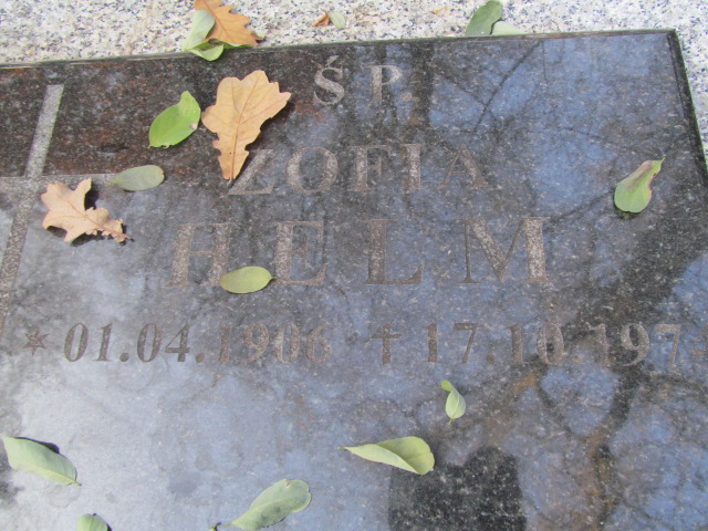 Zofia Helm 1906 Opole-Półwieś - Grobonet - Wyszukiwarka osób pochowanych