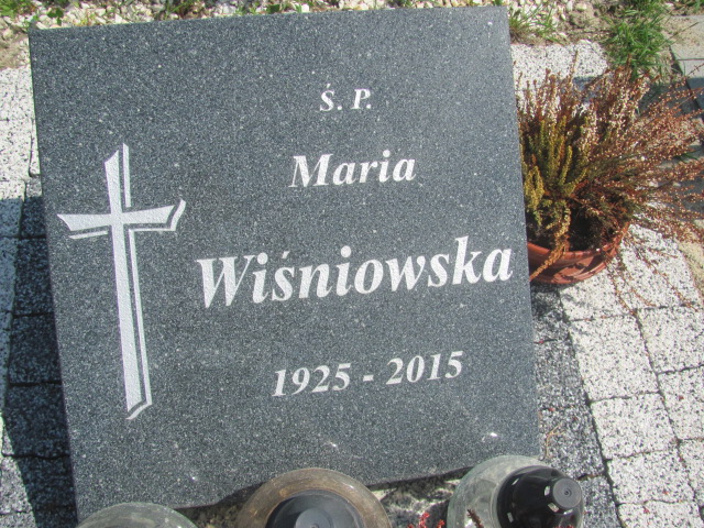 Maria Wiśniowska 1925 Opole-Półwieś - Grobonet - Wyszukiwarka osób pochowanych