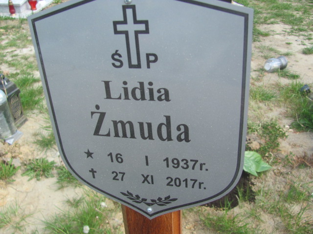 Lidia Żmuda 1937 Opole-Półwieś - Grobonet - Wyszukiwarka osób pochowanych