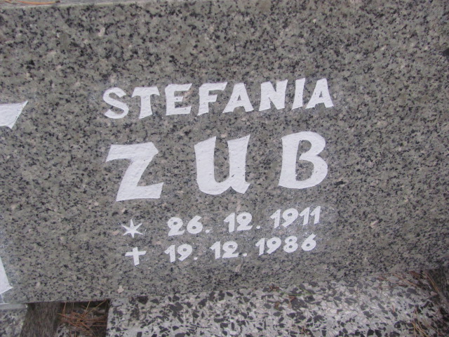 Stefania Zub 1911 Opole-Półwieś - Grobonet - Wyszukiwarka osób pochowanych