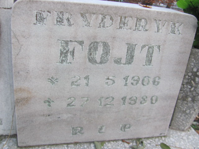 Fryderyk Fojt 1906 Opole-Półwieś - Grobonet - Wyszukiwarka osób pochowanych