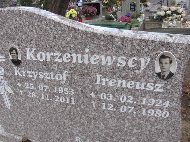 Ireneusz Korzeniewski 1924 Opole-Półwieś - Grobonet - Wyszukiwarka osób pochowanych